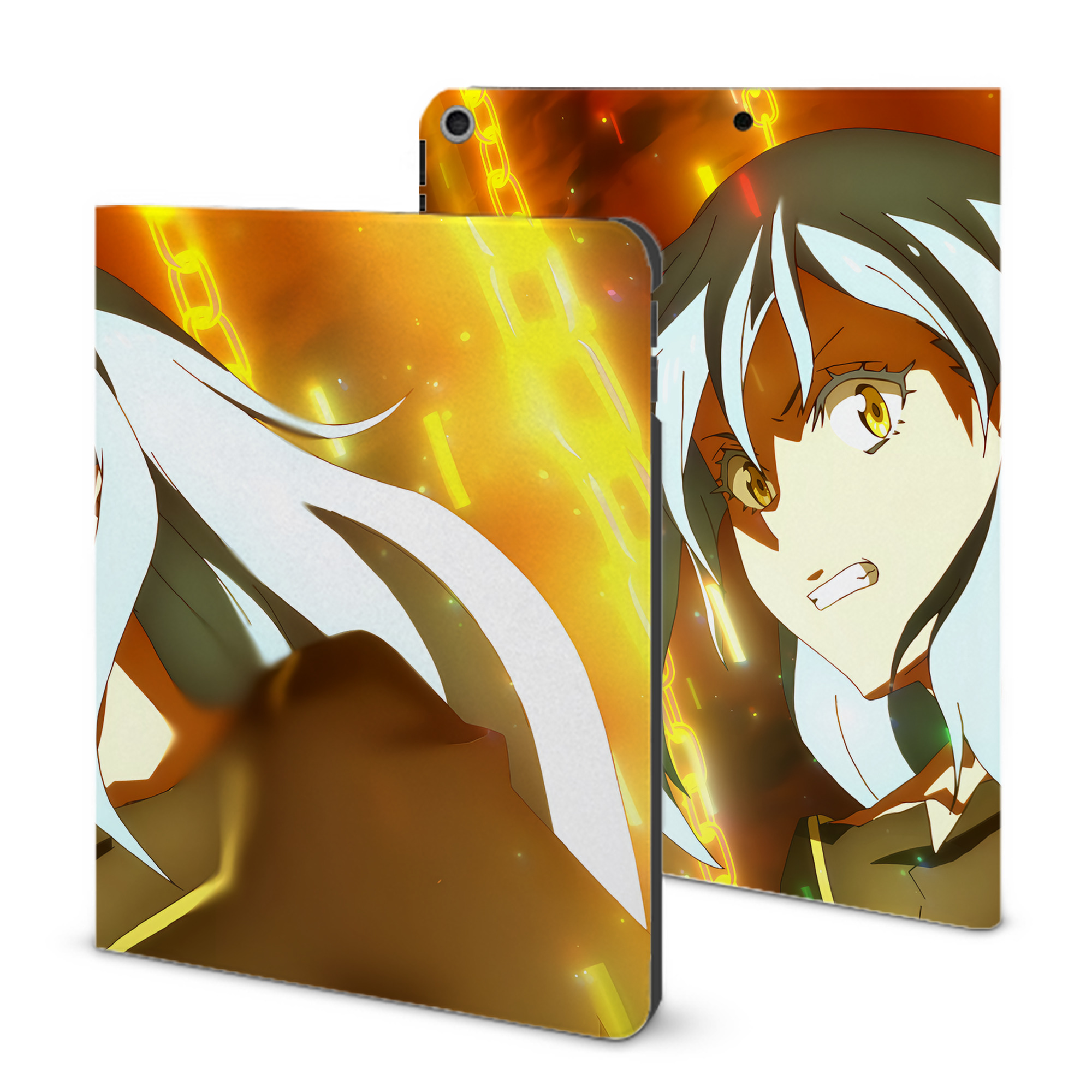 （画像用） 転スラ Regarding Reincarnated to Slime IPad ケース ブック型 PUレザー TPU 耐衝撃 軽量 薄型 ペン収納なし 全面保護 IPad 各モデル対応
